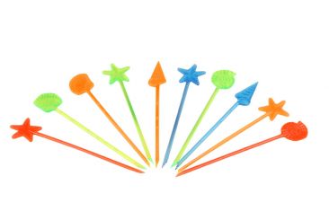 Cocktail-Sticks, 20 Stck. sortiert 